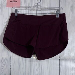 Lululemon speed up garnet Shorts